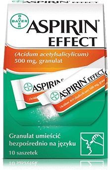 Aspirin Effect 500mg *10 sasz.