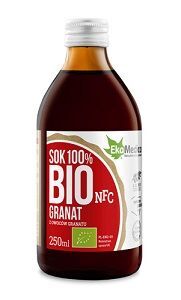 BIO Granat 100% sok 250 ml Ekamedica