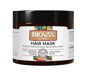 BIOVAX BOTANIC Maska regenerujaca z octem jabłkowym do włosów przetłuszczających się 250ml