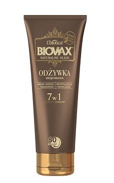 BIOVAX Odżywka ekspresowa naturalne oleje: argan makadamia kokos 200ml