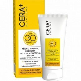CERA+ Solutions Krem przeciwsłoneczny SPF30 do skóry suchej i wrażliwej 50ml