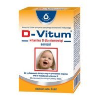 D-Vitum witamina D dla niemowląt aerozol 6ml
