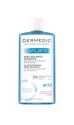 Dermedic Capilarte SEBU-BALANCE Szampon przywracający równowagę mikrobiomu skóry 300ml