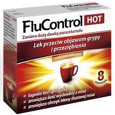 Flucontrol Hot proszek *8 sasz.
