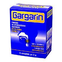 Gargarin do sporządzania płynu do płukania gardła * 6 sasz.
