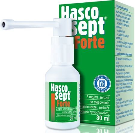 Hascosept Forte aerozol 3mg/ml 30ml