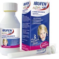 Ibufen dla dzieci Forte o smaku malinowym 100ml