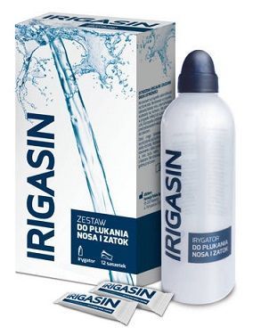 IRIGASIN Zestaw (saszetki 12szt.+ butelka)