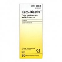 Keto-Diastix test paskowy *50 szt.