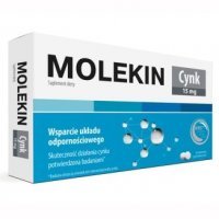 Molekin cynk 15 mg *30 tabl.powl.