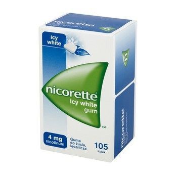 Nicorette Icy White Gum guma 4 mg*105szt.