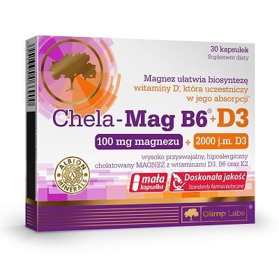 Olimp Chela-Mag B6+D3 *30 kaps.