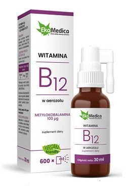Witamina B12 w aerozolu 30 ml Ekamedica
