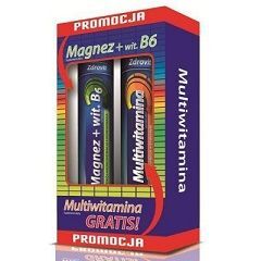 Zdrovit Magnez z wit.B6 + Multivitamina *24 tabl.mus.